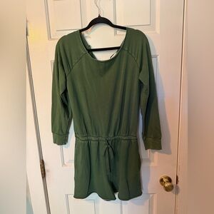 Aerie Green Long Sleeve Romper